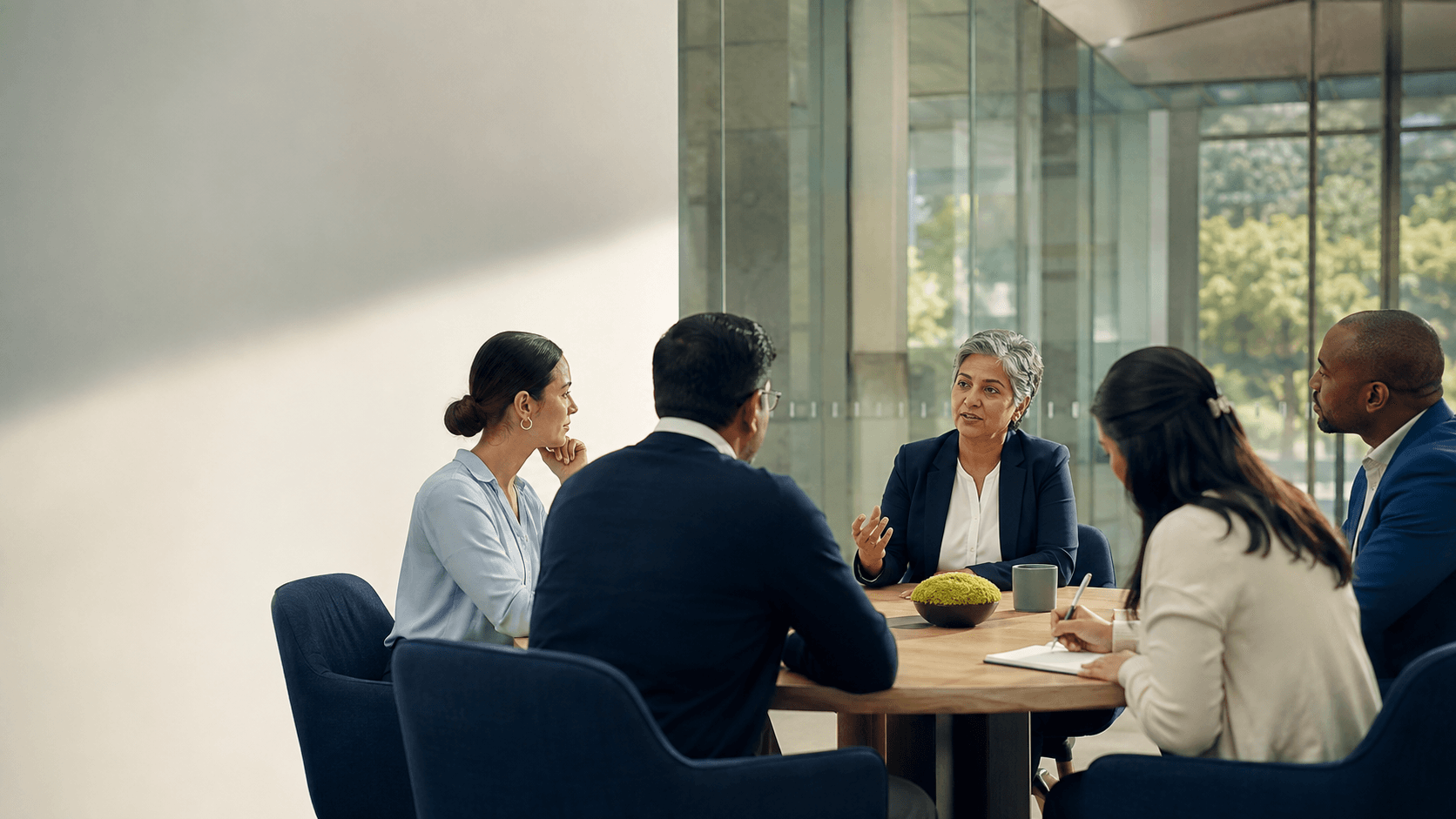 Team conversation about what drives engagement