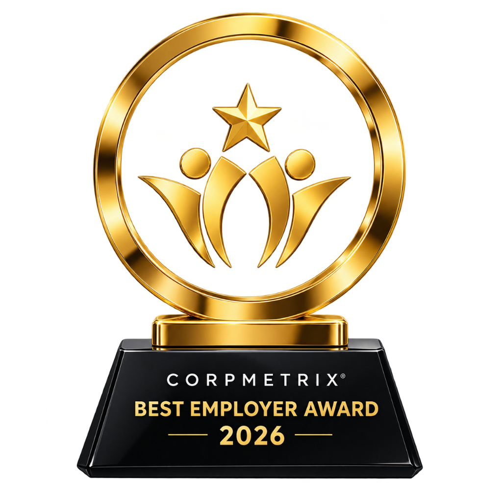Corpmetrix Best Employer Award trophy